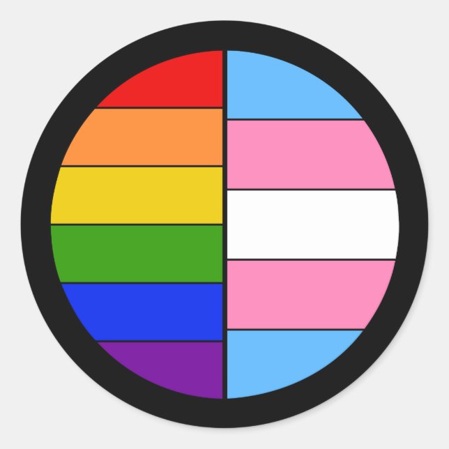 Sticker de solidarité GLBT (Devant)