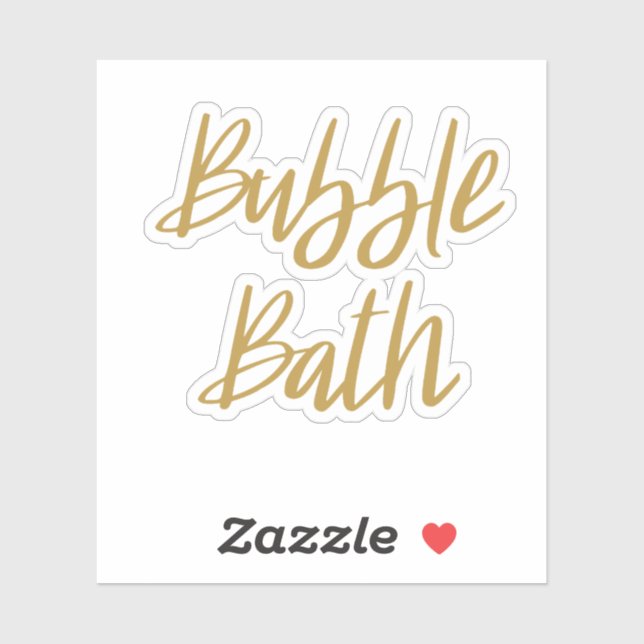 Sticker de stockage de bain bulle (Feuille)