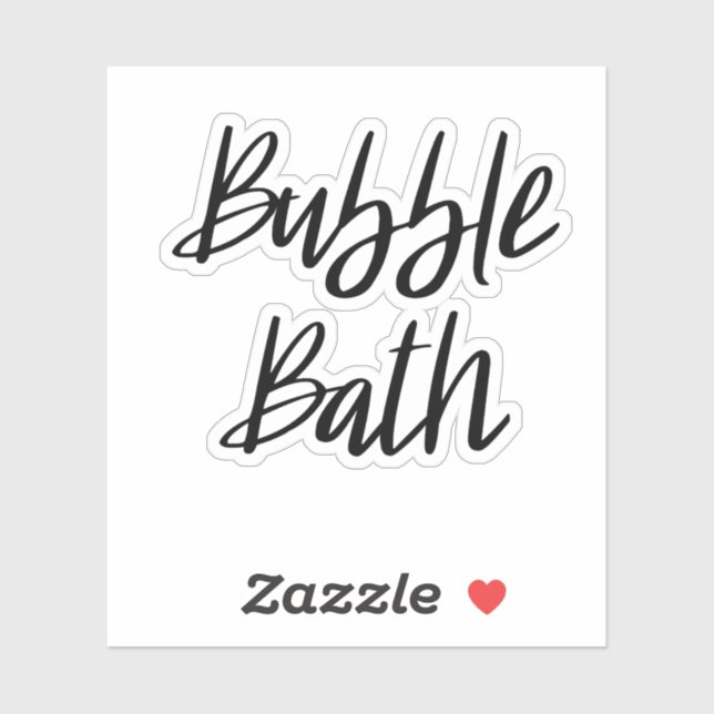 Sticker de stockage de bain bulle (Feuille)