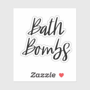 Sticker de stockage de bombes de bain