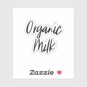 Sticker de stockage de lait biologique