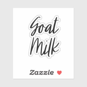 Sticker de stockage de lait de chèvre