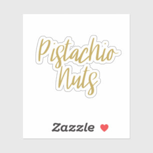 Sticker de stockage de pistaches noix