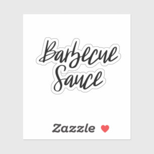 Sticker de stockage de sauce barbecue