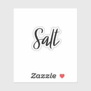 Sticker de stockage de sel