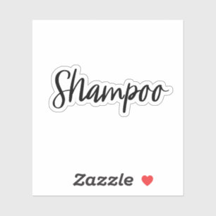 Sticker de stockage de shampooing