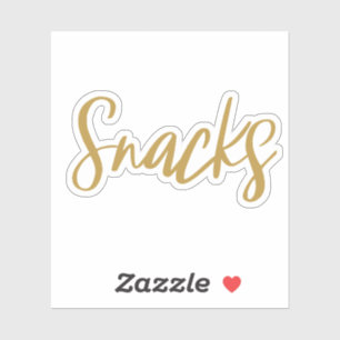 Sticker de stockage de snacks