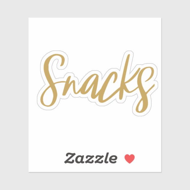 Sticker de stockage de snacks (Feuille)