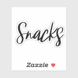 Sticker de stockage de snacks