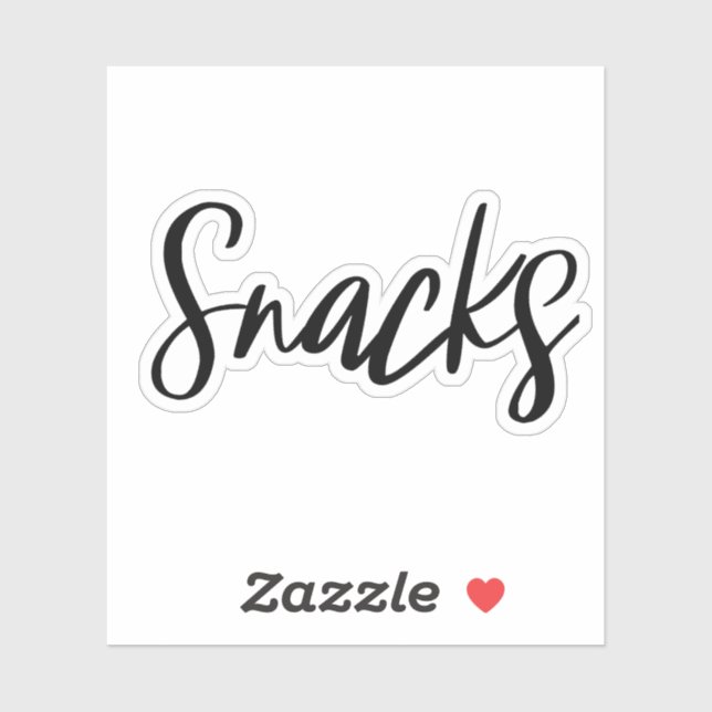 Sticker de stockage de snacks (Feuille)