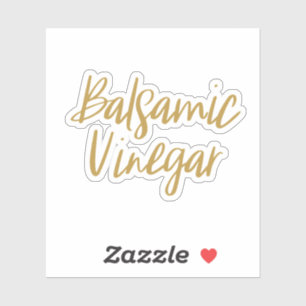Sticker de stockage de vinaigre balsamique