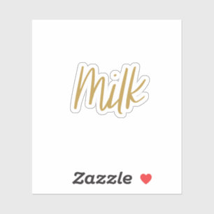 Sticker de stockage du lait