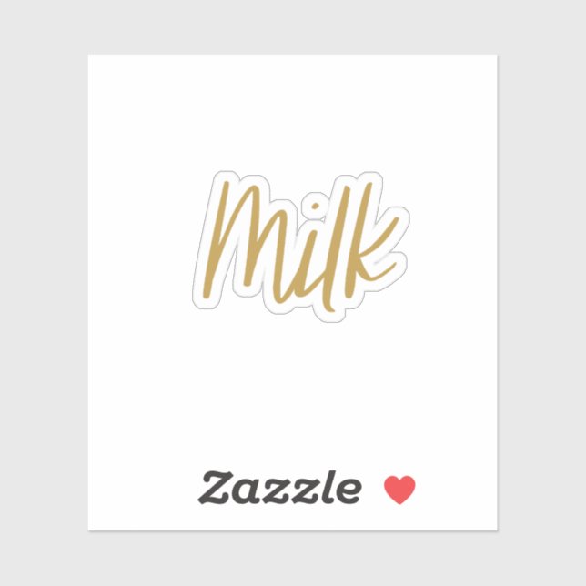 Sticker de stockage du lait (Feuille)