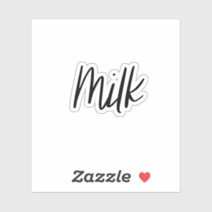 Sticker de stockage du lait