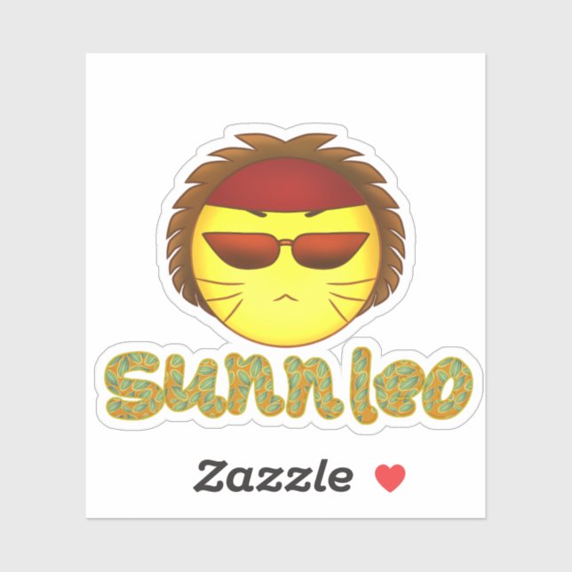 Sticker de Sunnleo (Feuille)
