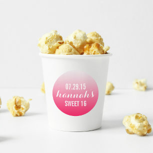 Sticker de Sweet sixteen préféré Magenta Ombre