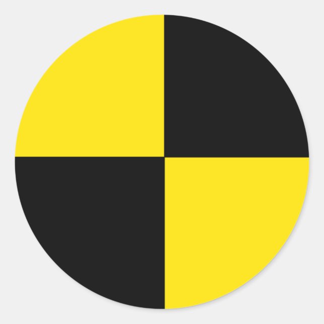 Sticker de test de collision (Devant)