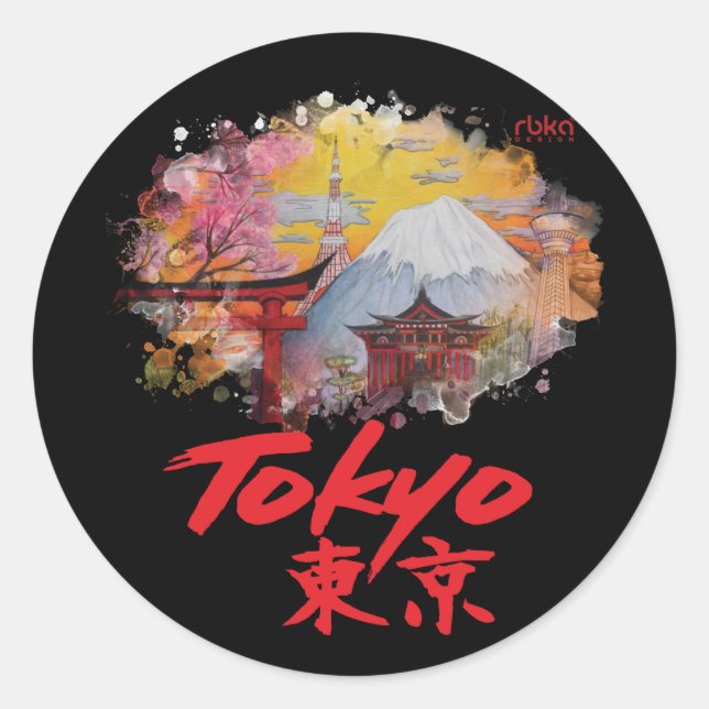 Sticker de Tokyo (Devant)