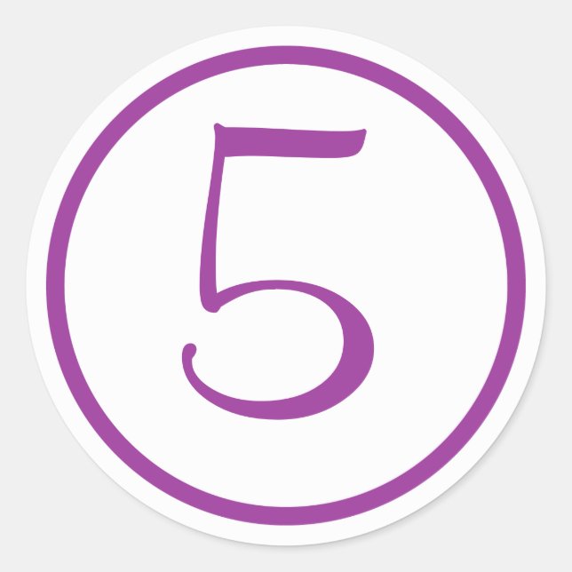 Sticker de topper Cupcake avec le numéro (Devant)