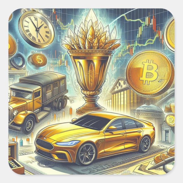 Sticker de trading stock (Devant)