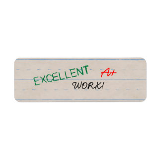 Sticker de travail excellent enseignant