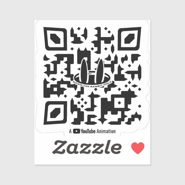 Sticker de trou de lapin (Feuille)