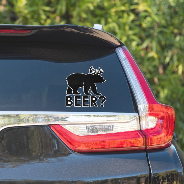 Sticker de typographie de bière (Côté voiture)
