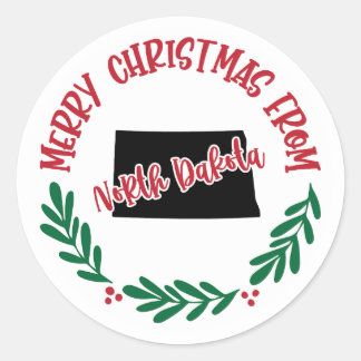 Sticker de vacances du Dakota du Nord