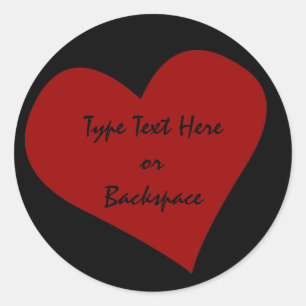Sticker de Valentine I Love You Sticker Personnali
