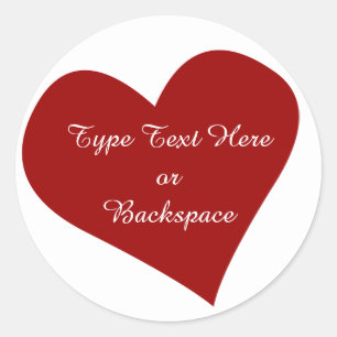 Sticker de Valentine I Love You Sticker Personnali