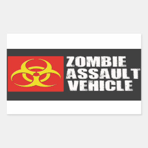 Sticker de véhicule d'attaque Zombie