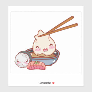 STICKER DE VINYLE COUPÉ SUR MESURE : KAWAII CUTE S