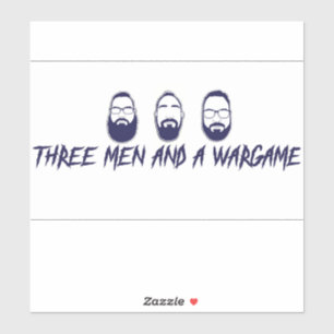 Sticker Décal de trois hommes