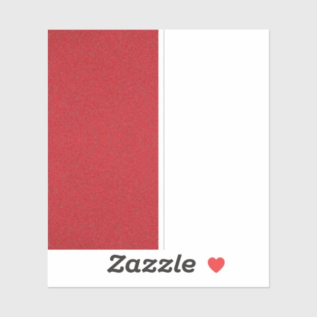 Sticker Décal de vinyle rouge Tomate demi-texture - person (Feuille)