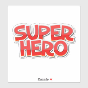 Sticker Décal Superhero