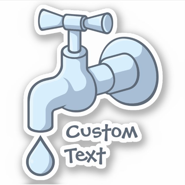 Sticker Déclenchement du robinet (Devant)