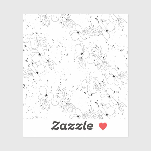 Sticker Décor Deux (Feuille)