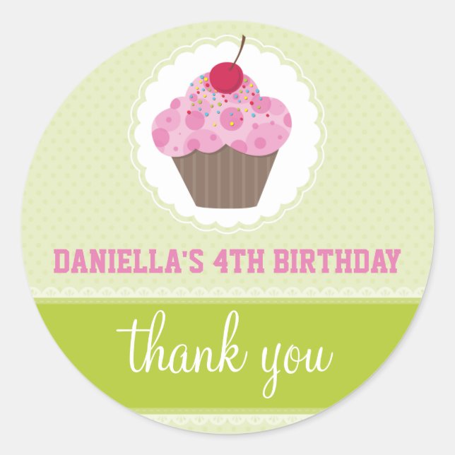 STICKER DÉCORATIF :: cupcake 2 (Devant)