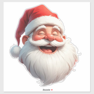 Sticker Décoration de Noël du Père Noël pour les amateurs 
