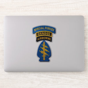 Sticker Découpe de bérets verts des forces spéciales