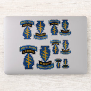 Sticker Découpe de bérets verts des forces spéciales