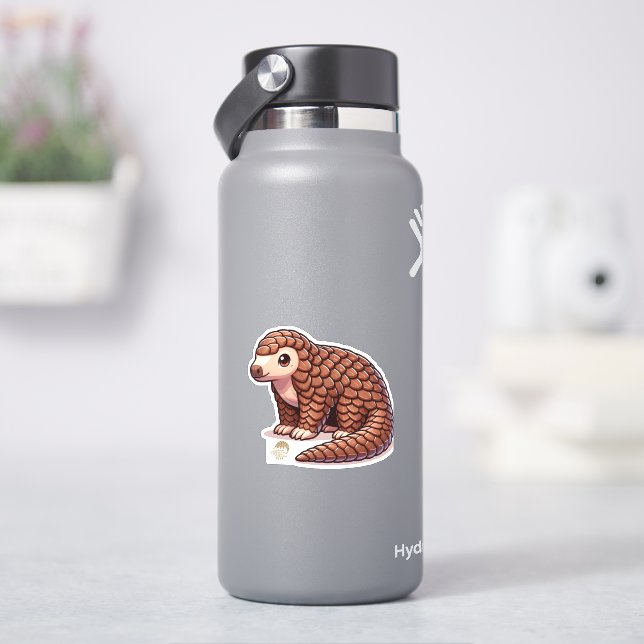 Sticker Découpe de l'ami Pangolin (HydroFlask)