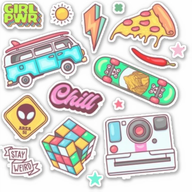 Sticker Découpe de mise à la mémoire (Devant)