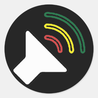 Sticker d'écoute de reggae