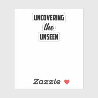 Sticker Découvrir L'Invisible : Mystery Solver Detective