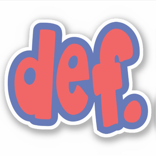 Sticker déf. (Devant)