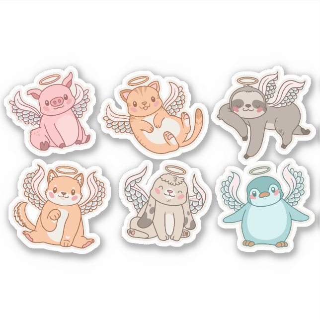 STICKER DÉFINIR LES CARACTÈRES ANGÉLIENS (Devant)