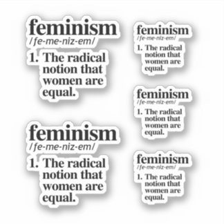 Sticker Définition du féminisme