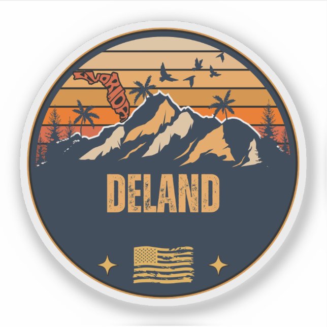 Sticker DeLand, Floride  (Devant)