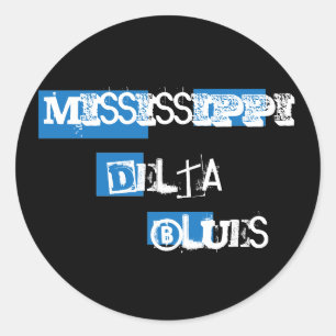 Sticker Delta Blues du Mississippi